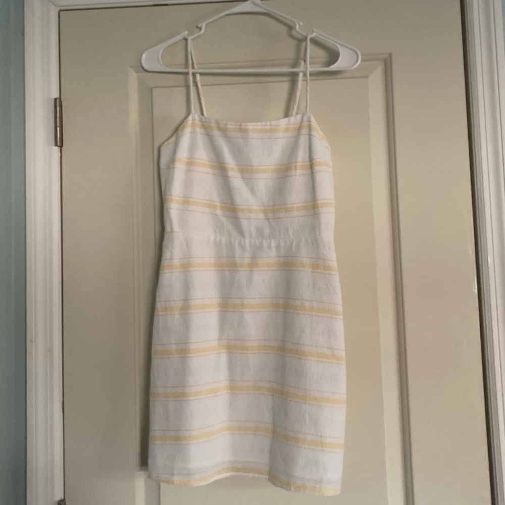 Cotton Candy LA white and yellow sundress